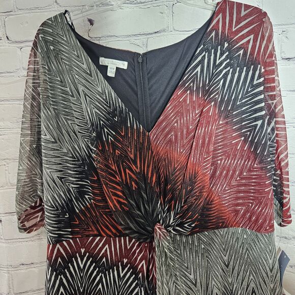 NWT London Times Size 18W Womens Maxi Dress Plus Size - Picture 4 of 13